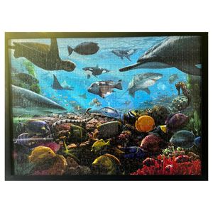 Quadro De Quebra-cabeça - Criaturas Marinhas - 1000 Pç