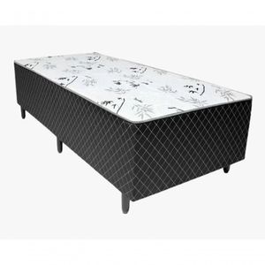 Cama Box Solteiro Conjugada Ortopédica 88x188x39
