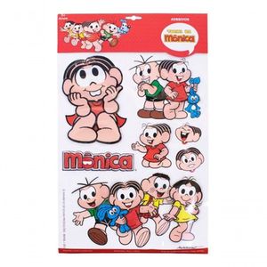 Adesivo Decorativo 3d Mônica - Turma Da Mônica
