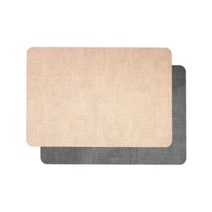 Lugar Americano Premium Tex Dupla Face Rose-cinza