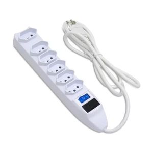 Extensão Elétrica 6 Tomadas Bivolt (3m) - Luatek