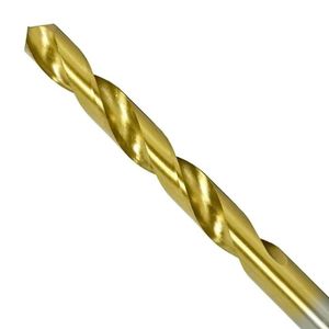 Broca Helicoidal Com Titânio Em Aço Rápido Hss-tin 15,5mm
