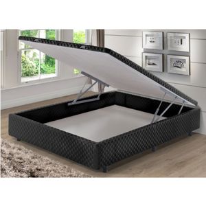 Base Box Ecoflex Com Baú 1,38 X 1,88 X 0,30 Marrom