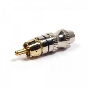 Plug Rca Metal Com Anel Preto Pgrc0028 Storm - Pct - 10