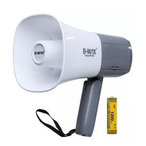 Megafone Amplificador De Voz Profissional Usb Recarregavel Com Sirene