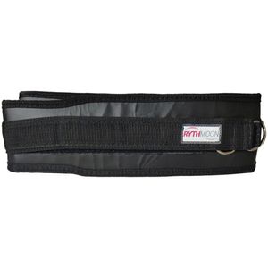 Kit Cinto De Tração Duplo Individual Rythmoon Com 3 Extensores E Puxador Preto