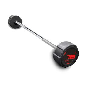 Barra Montada Cross Reta Pegada Recartilhada 18kg Rythmoon Cor Preto