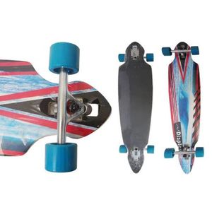 Skat Longboard Truck Invertido Abec 15 Rolamento Monobra Radical Shape Rodas