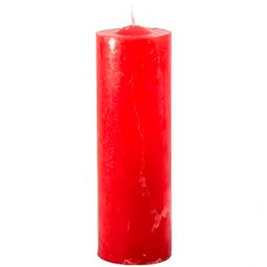 Kit 8 Velas 7 Dias Votiva Clássica Decorativa Vermelha 15cm