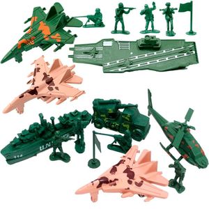 Brinquedo Militar Exército Porta Avião Caminhão Soldado 17 Peças