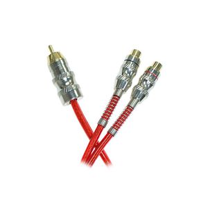 Cabo De Audio Y Evus C-027 Premium 1 Rca Macho X 2 Rca Femea
