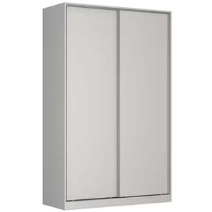 Guarda-roupa Moon 2 Portas De Correr 3 Gavetas Nova Mobile Branco