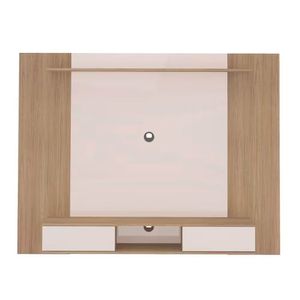Painel Artely Nevada 2 Portas E 3 Nichos Tv Até 75 Polegadas Carvalho Com Off White