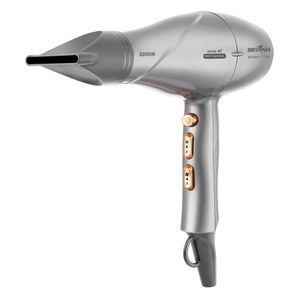 Secador De Cabelos Britânia Bsc2050 Com Motor Ac Power Max Cinza 110v