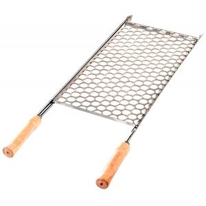 Grelha Moeda Utimil Cr647 Em Aço Inox 25 X 48 Cm Inox