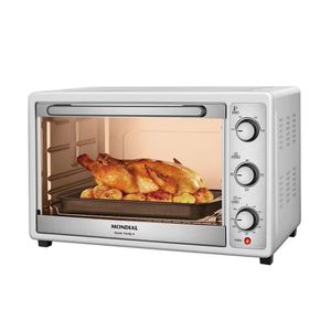 Forno Elétrico Mondial Line Grand Family Ii Fr-52-w Com 52l Branco Com Inox 110v