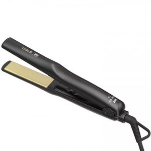 Chapinha | Prancha Ga.ma Italy Gold Ion 3d 220°c Preto Com Dourado Bivolt