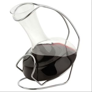 Decanter Para Vinho Com Suporte Forma 802125 Em Vidro