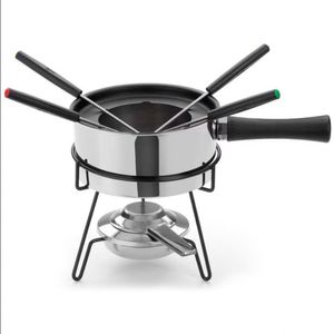 Aparelho De Fondue Forma Mont Blanc 9 Peças Inox