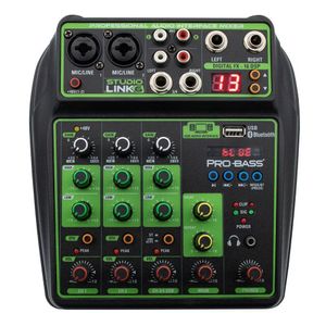 Mesa De Som 6 Canais Bluetooth Com Interface Usb Studio...