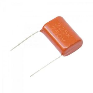 Capacitor Poliéster Bipolar 2m2 X 250v Capc0001 Laranja