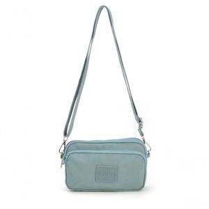 Bolsa Transv 3zps Squard Crinkle Up4you Azul Claro - P Azul Claro