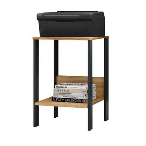 Mesa Auxiliar De Apoio Lateral Industrial Freijó Preto Pradel