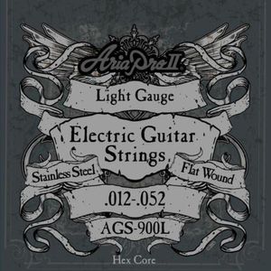 Encordoamento Para Guitarra Flat Wound .012 Ags900l Aria Pro