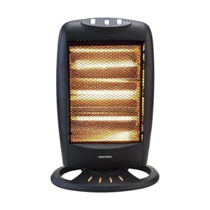 Aquecedor Ventisol Halogeno 1200w, Preto, 110V - Ah-01