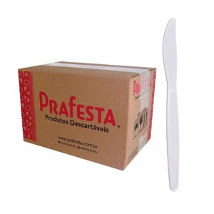 Faca Para Refeição Branco Cx C/1000 Pr 7044p