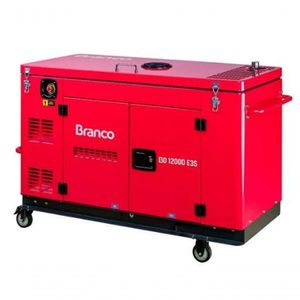 Gerador Branco Diesel - 12,5 Kva - Bd 12000 E3s - Trifásico - 380v - Partida Elétrica