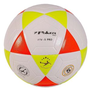 Bola Poker Futvoley Vulcanizada Rio Tamanho Unico Cor Orange