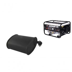 Escapamento Para Gerador A Gasolina - Acessorio Do Ferro Preto Toyama Tg2500cxh