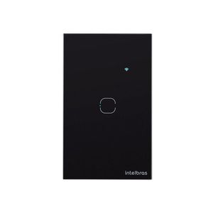 Interruptor Inteligente Touch Wi-fi 1 Tecla Preto Ews 1001