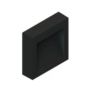 Balizador De Sobrepor 1,5w 3000k Bivolt Preto Save Se-355.1506