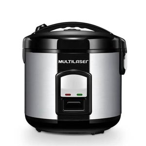 Panela De Arroz Gourmet 220v 700w Aco Inox Capacidade De 10 Xicaras
