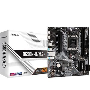 Placa Mãe Asrock B650m-h, Amd Am5, Ddr5, Micro Atx, M.2+