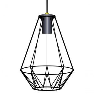 Pendente Luminaria 3d Teto Diamante Cobre Elegante Aramado Cobre