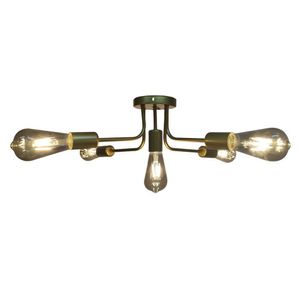 Lustre Sputnik Com 5 Lampadas Candelabro Luminaria Sala Recepçao Ambiente Comercial Residencial Iluminaçao Decoraçao E27