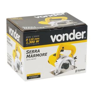 Serra Marmore Vonder Smv 1300s Sem Kit De Refrigeracao 110V