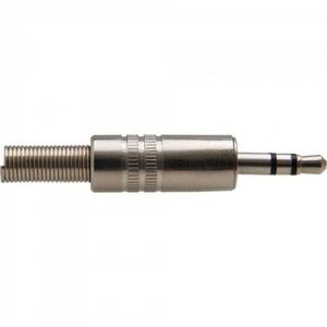 Plug P2 Estéreo De Metal Com Mola Pgpd0004 Níquel Storm - Pct - 50