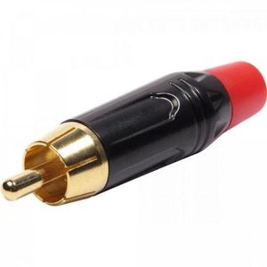 Plug Rca Metal Com Parte Inferior Vermelha Pgrc0022 Storm - Pct - 10