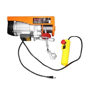 Guincho Eletrico 900 Watts 200-400kg 110V Vte400-1 Cabo 12 Metros