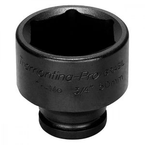 Soquete De Impacto Sextavado Em Aço Cromo Molibdenio 17 Mm - Encaixe 3/4''