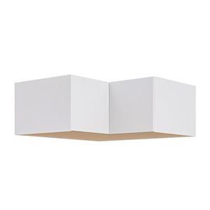 Ponte Canto Reto Modular 95cm 2 Portas Jade Cabecasa Madeiramadeira Branco