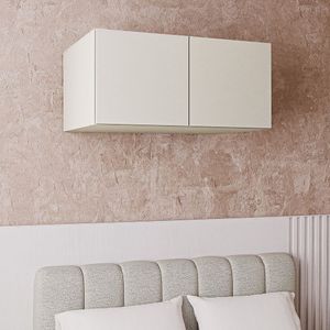 Ponte Modular 80cm Com 2 Portas Jade Cabecasa Madeiramadeira Branco