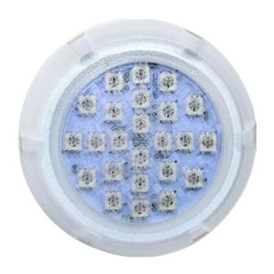 Iluminação Para Piscina Refletor Power Led 5w Rgb Em Policarbonato Brustec - Cabo De 20 Metros