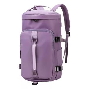 Bolsa Mala Viagem Esportiva Fitness Academia Vira Mochila Lilás