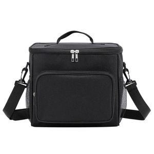 Bolsa Térmica Marmita Lancheira Multiuso Alça Trabalho Passeio Academia Preto