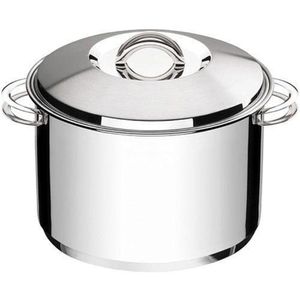 Caldeirão Tramontina Solar Em Aço Inox Fundo Triplo Com Tampa E Alças A 28 Cm 15,7 L